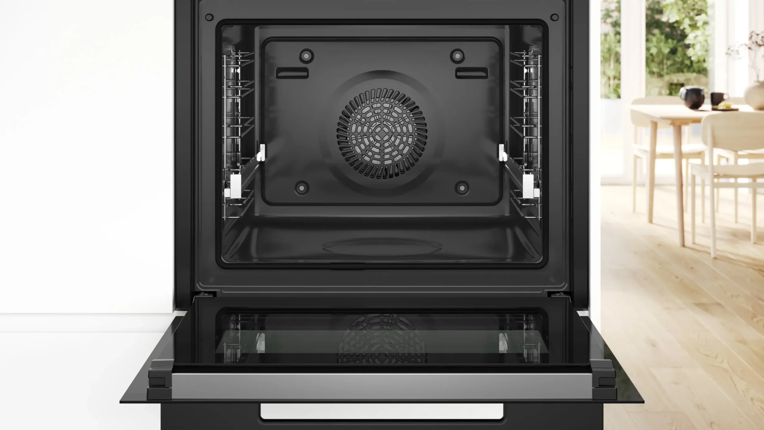 Serie 8 Bakoven 60 x 60 cm Mat zwart