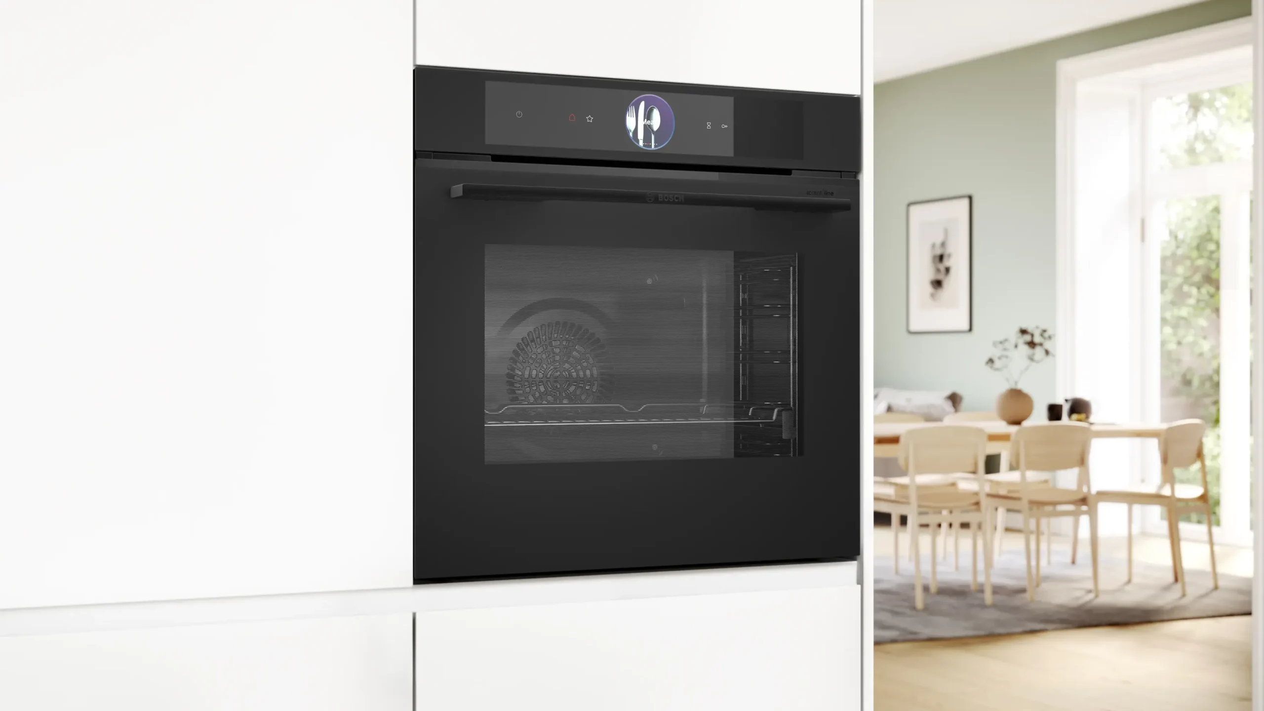 Serie 8 Bakoven 60 x 60 cm Mat zwart
