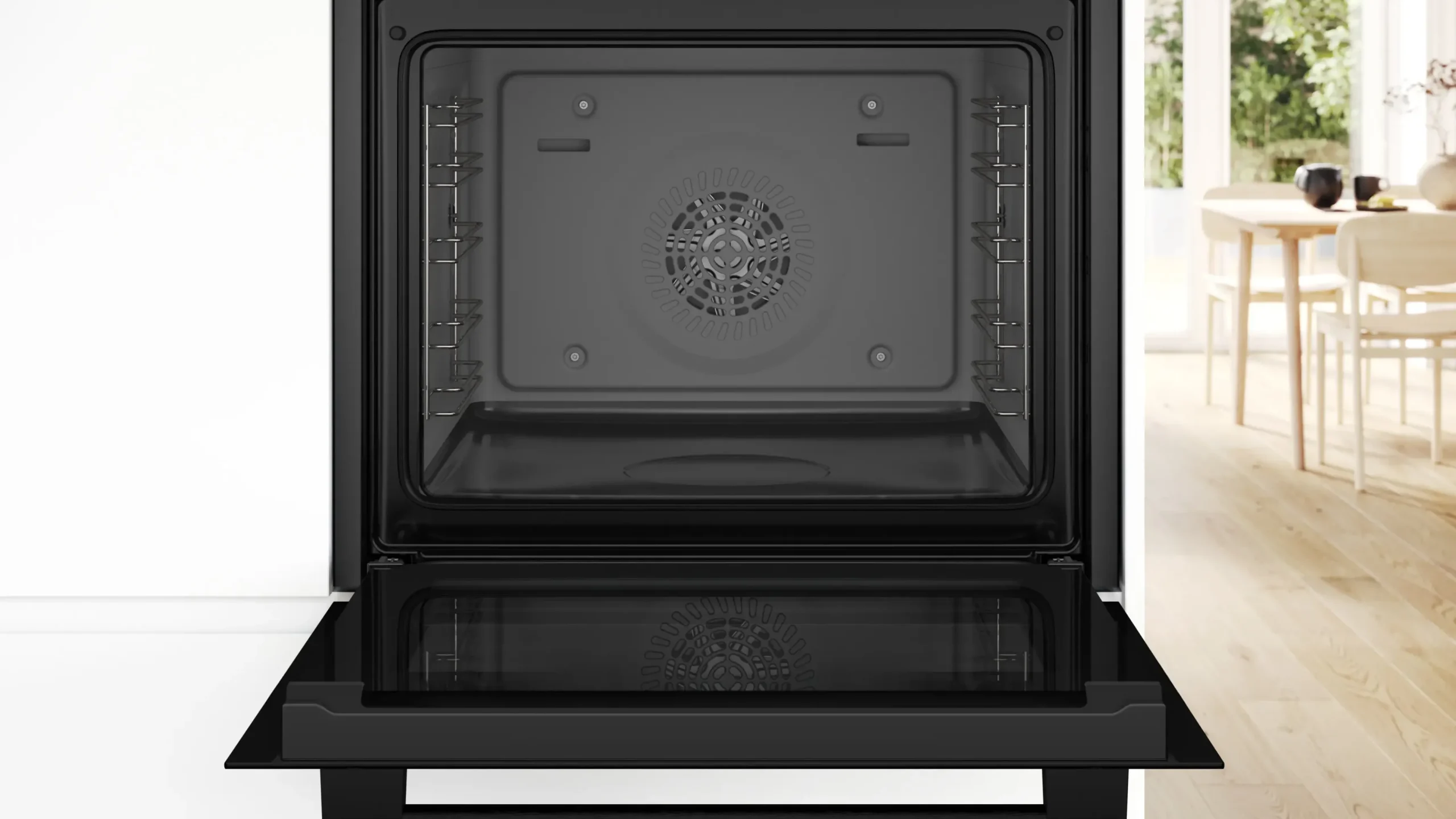 Serie 4 Bakoven 60 x 60 cm Zwart