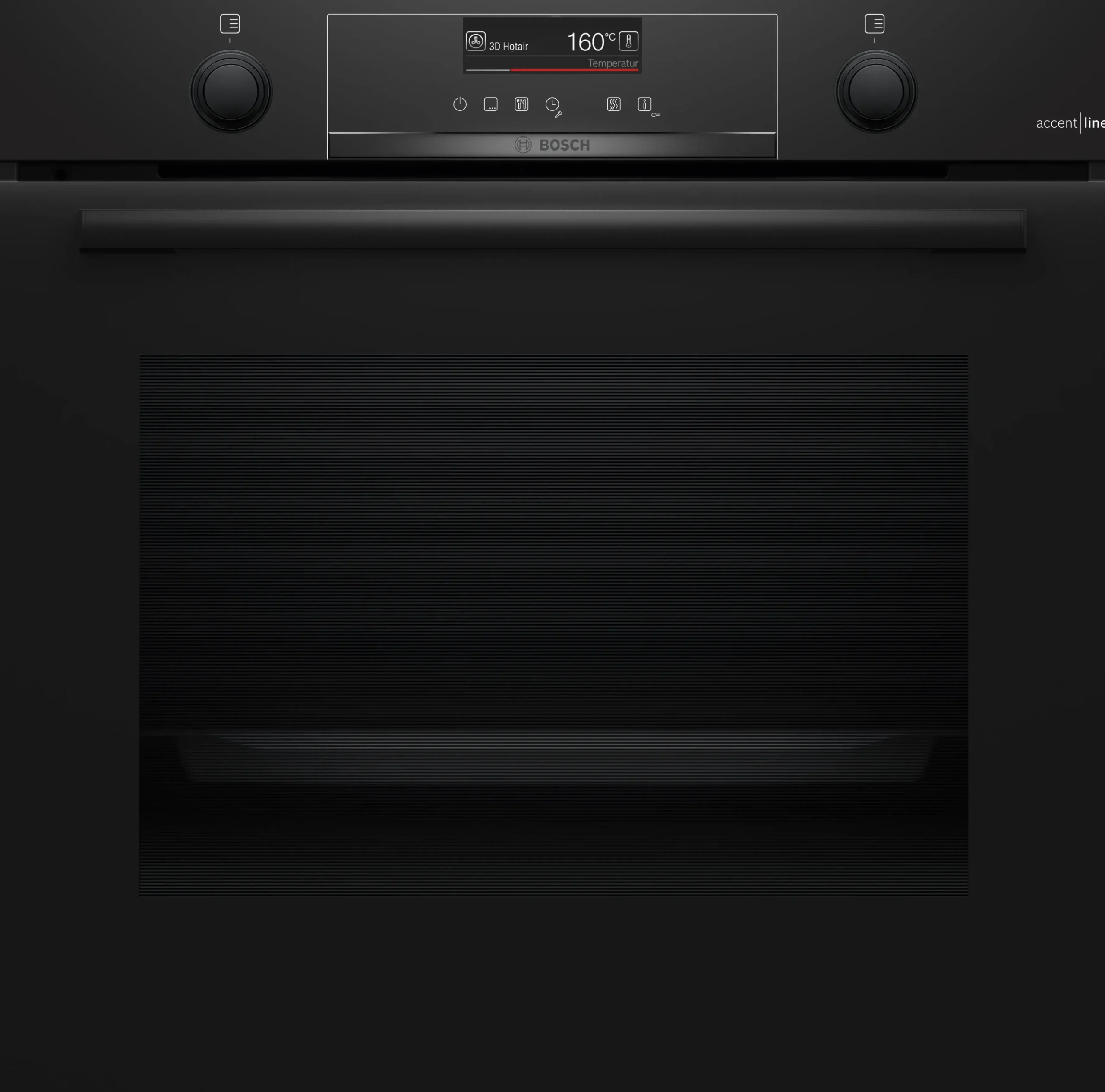 Serie 6 Bakoven 60 x 60 cm Zwart