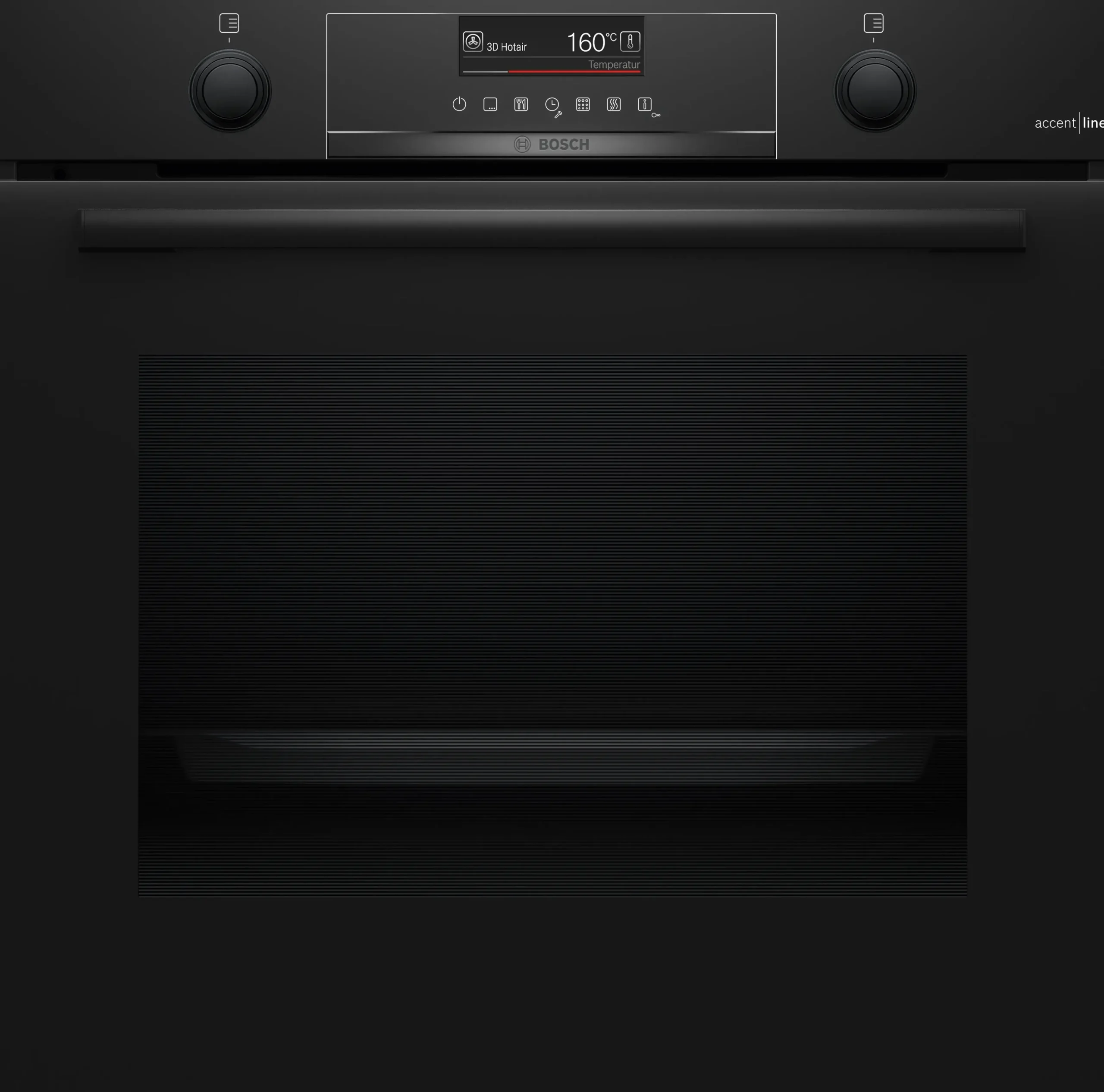 Serie 6 Bakoven 60 x 60 cm Zwart