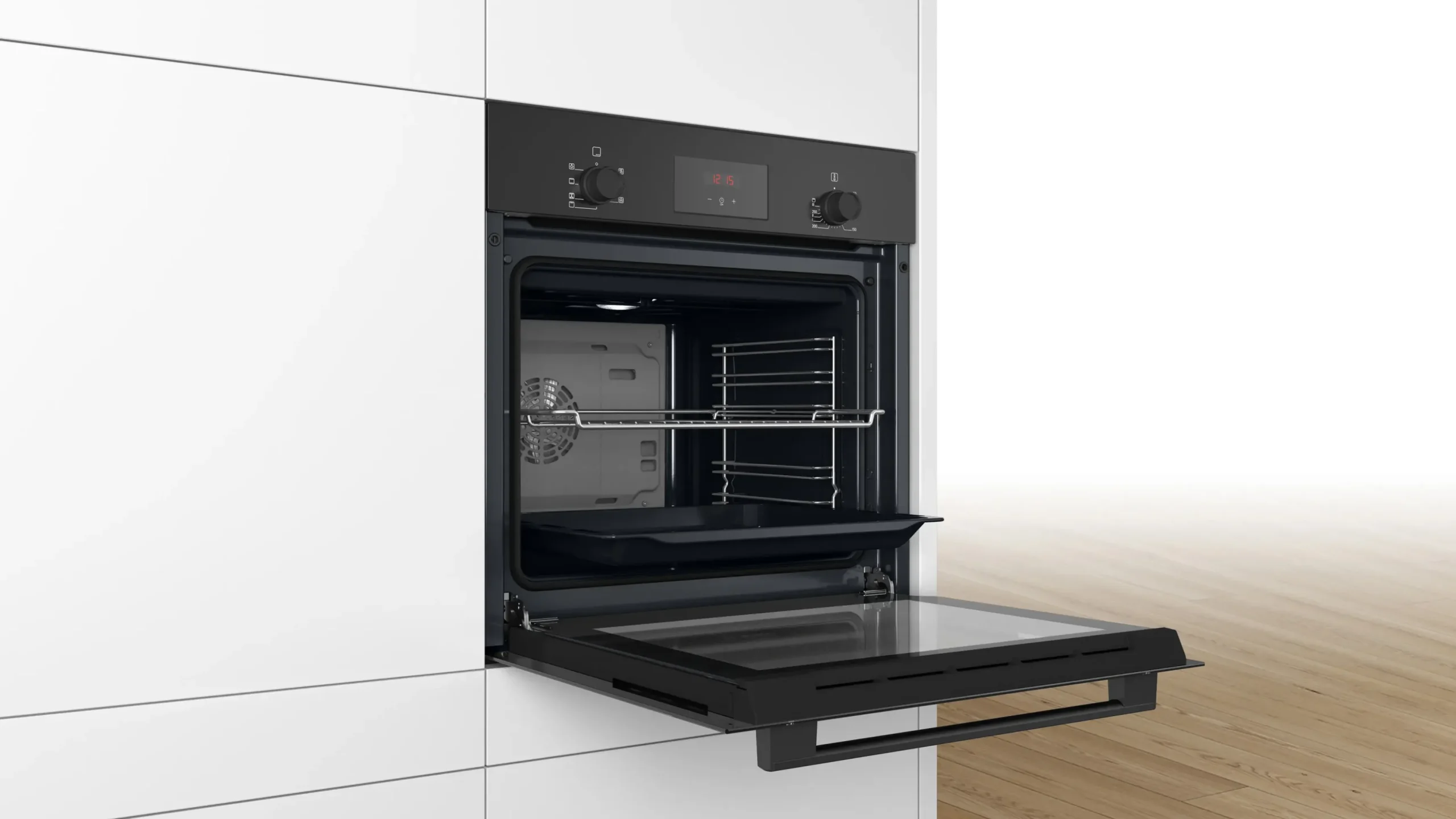 Serie 2 Bakoven 60 x 60 cm Zwart