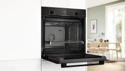 Serie 4 Bakoven 60 x 60 cm Zwart