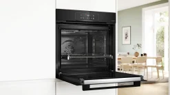Serie 4 Bakoven 60 x 60 cm Zwart