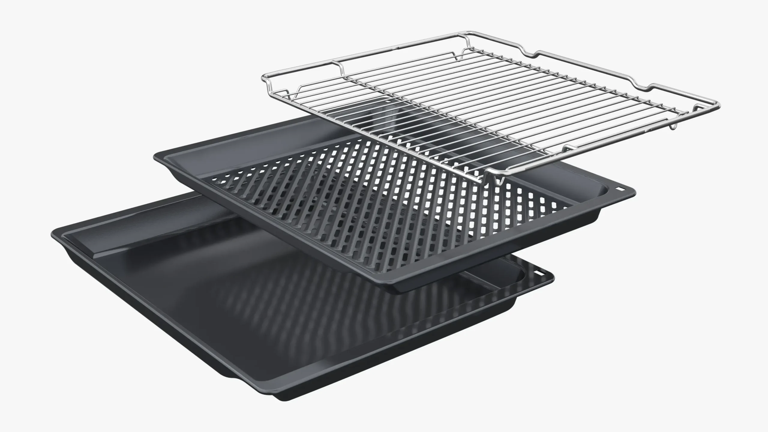 Serie 4 Bakoven 60 x 60 cm Zwart