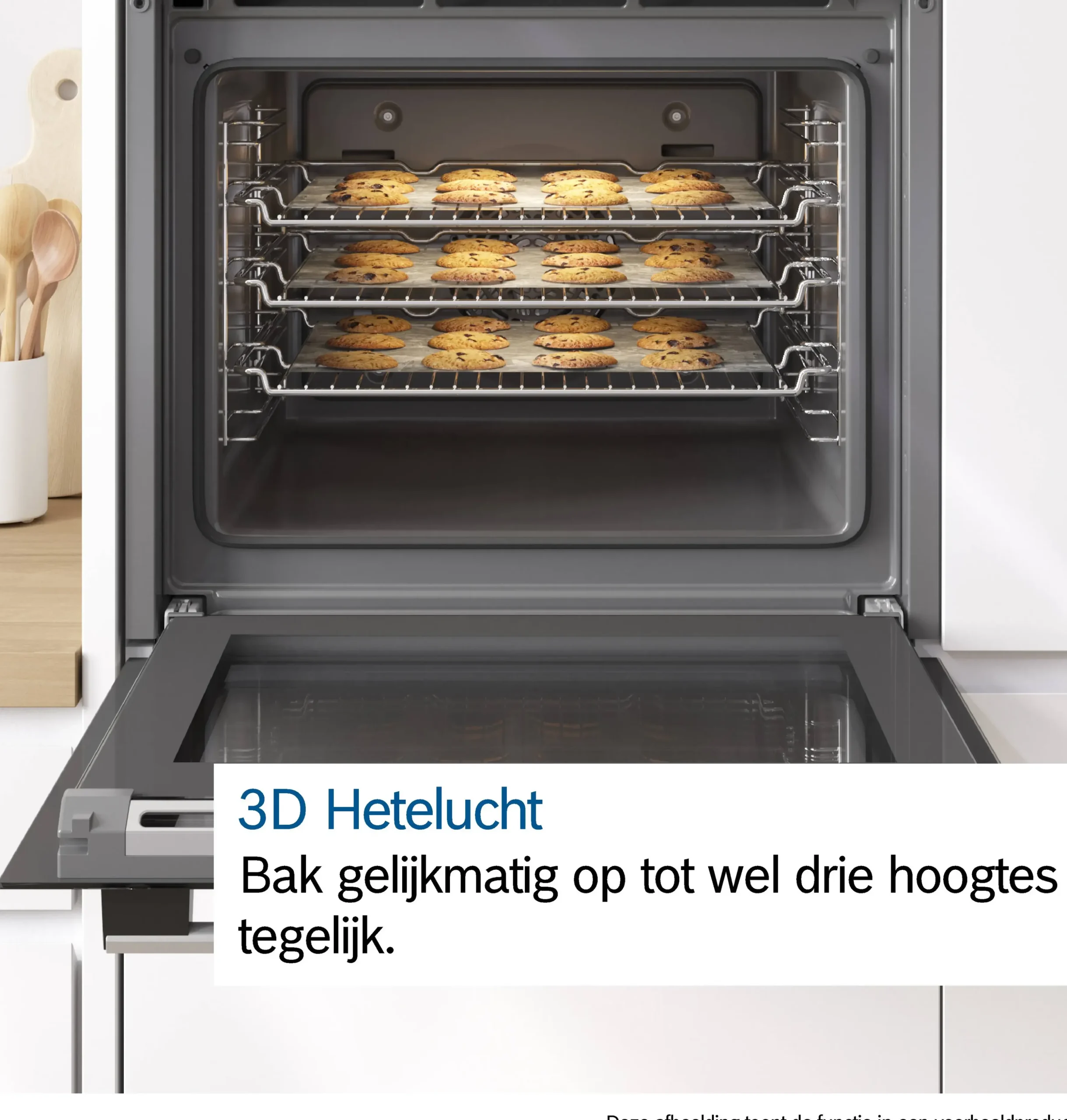 Serie 4 Bakoven 60 x 60 cm Zwart