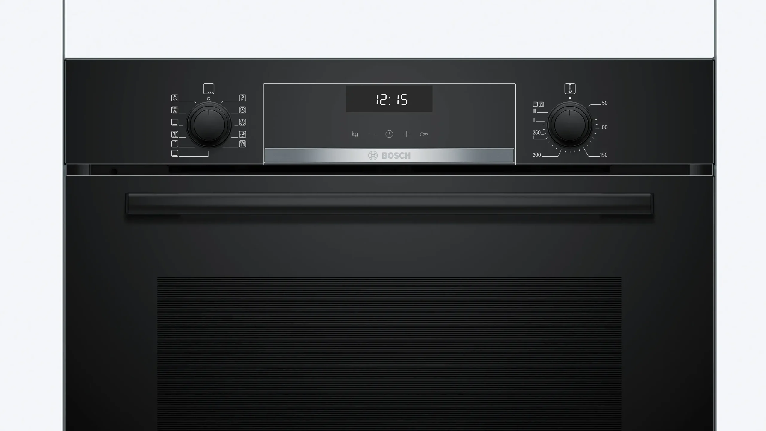Serie 6 Bakoven 60 x 60 cm Zwart