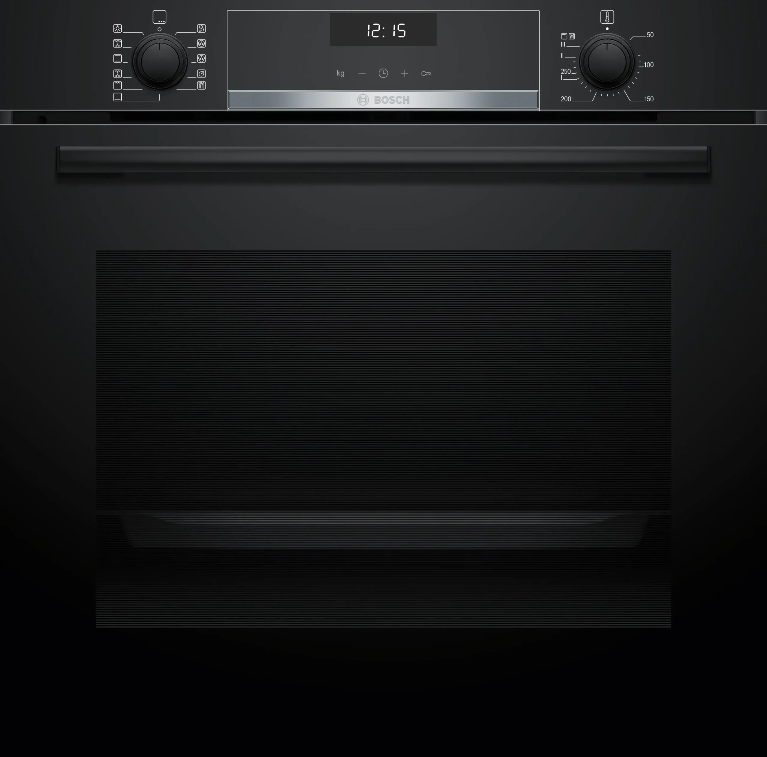 Serie 6 Bakoven 60 x 60 cm Zwart