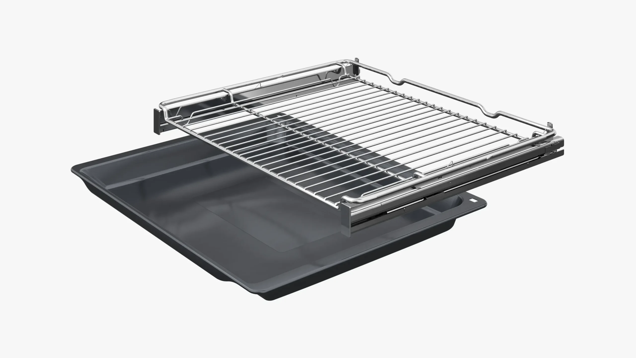Serie 4 Bakoven 60 x 60 cm Zwart