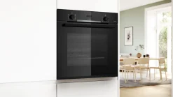 Serie 4 Bakoven 60 x 60 cm Zwart