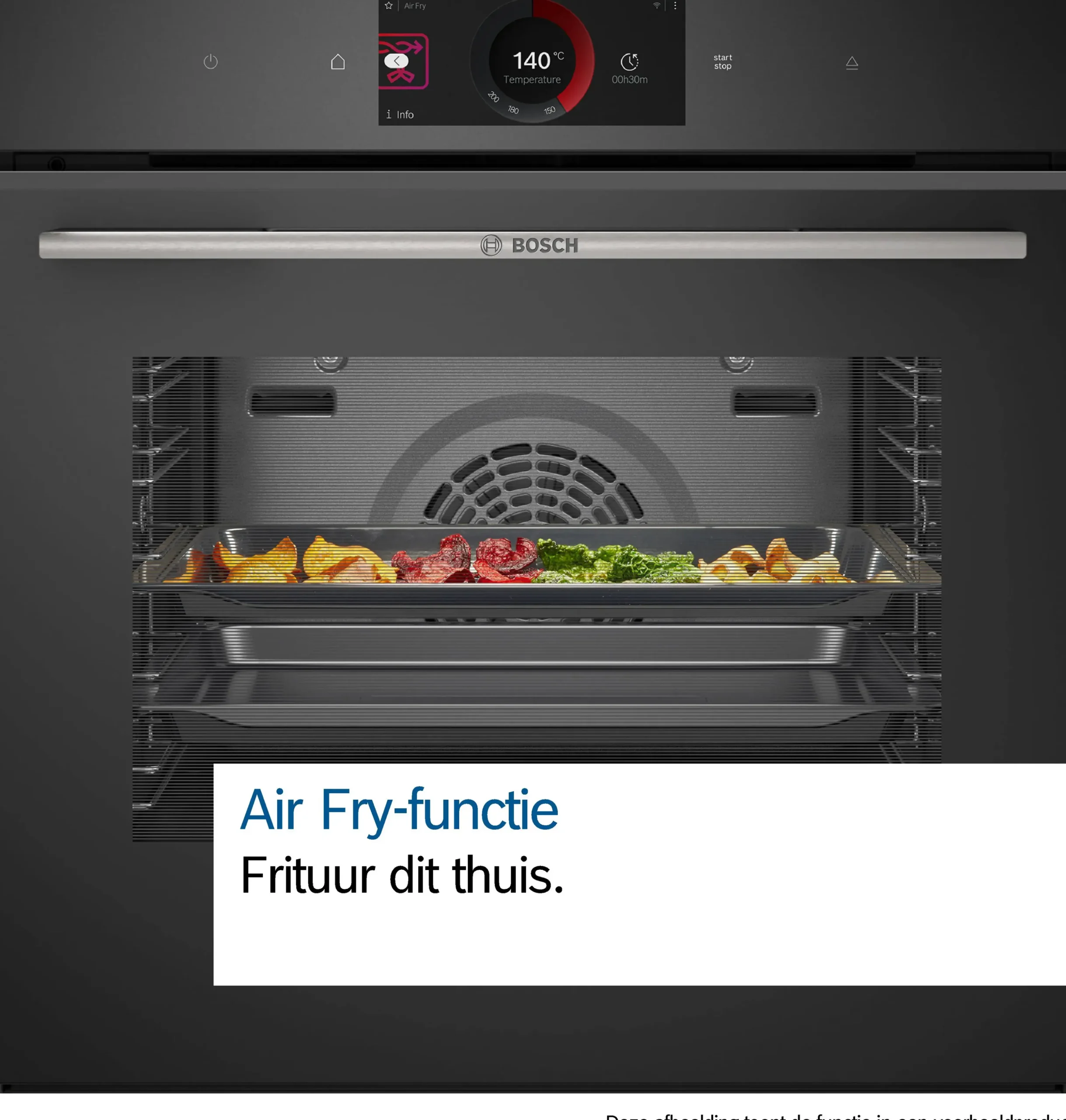 Serie 8 Bakoven 60 x 60 cm Zwart