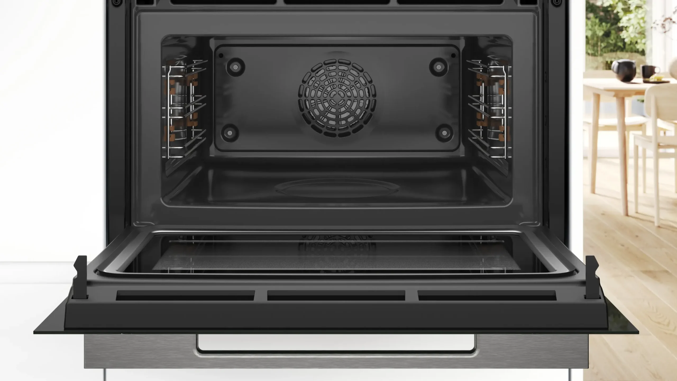 Serie 8 Compacte bakoven met magnetron 60 x 45 cm Zwart