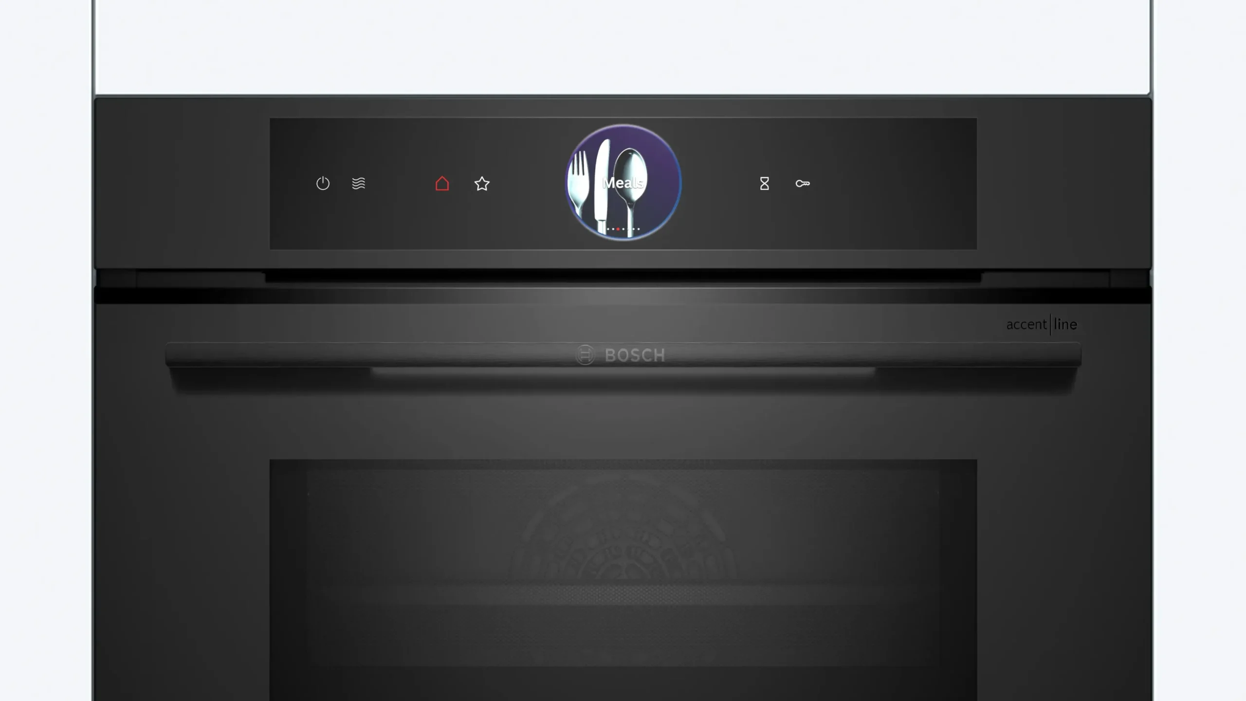 Serie 8 Compacte bakoven met magnetron 60 x 45 cm Mat zwart