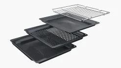 Serie 8 Compacte bakoven met magnetron 60 x 45 cm Mat zwart