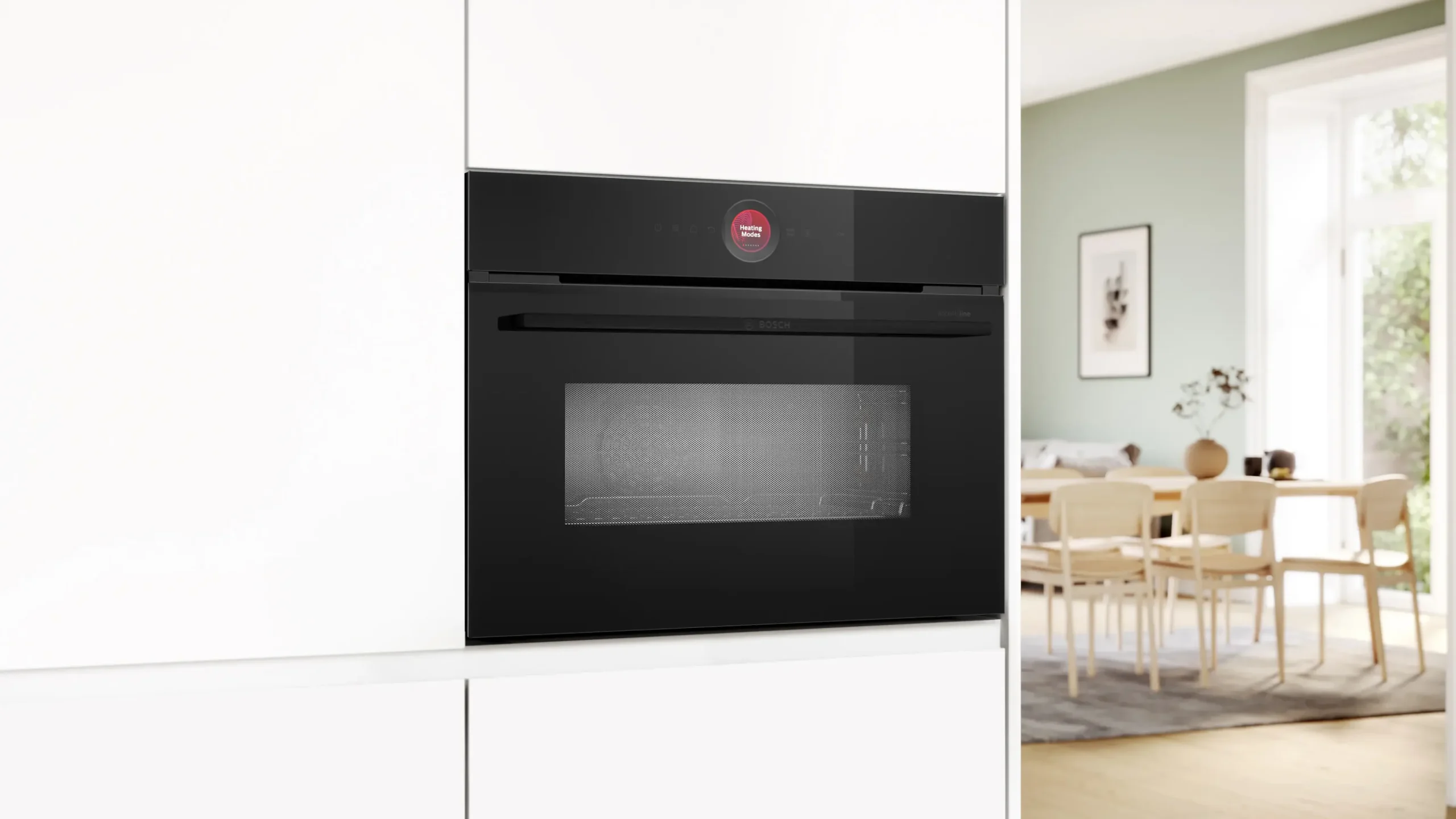 Serie 8 Compacte bakoven met magnetron 60 x 45 cm Zwart