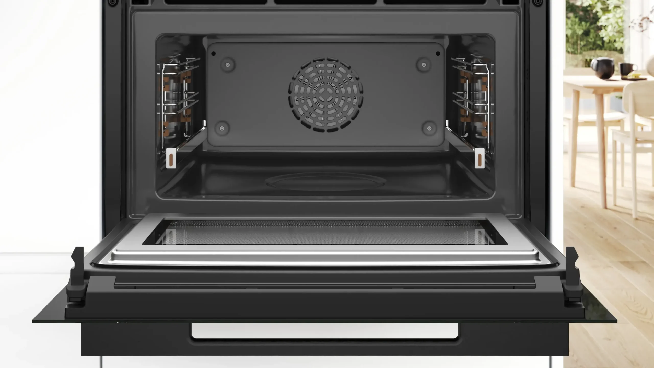 Serie 8 Compacte bakoven met magnetron 60 x 45 cm Zwart
