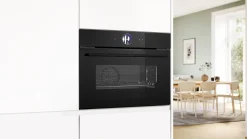 Serie 8 Compacte bakoven met volwaardige stoom 60 x 45 cm Zwart