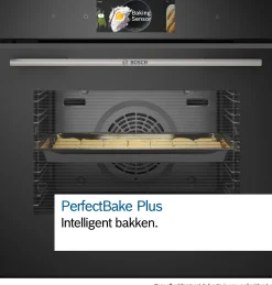 Serie 8 Compacte bakoven met volwaardige stoom 60 x 45 cm Mat zwart