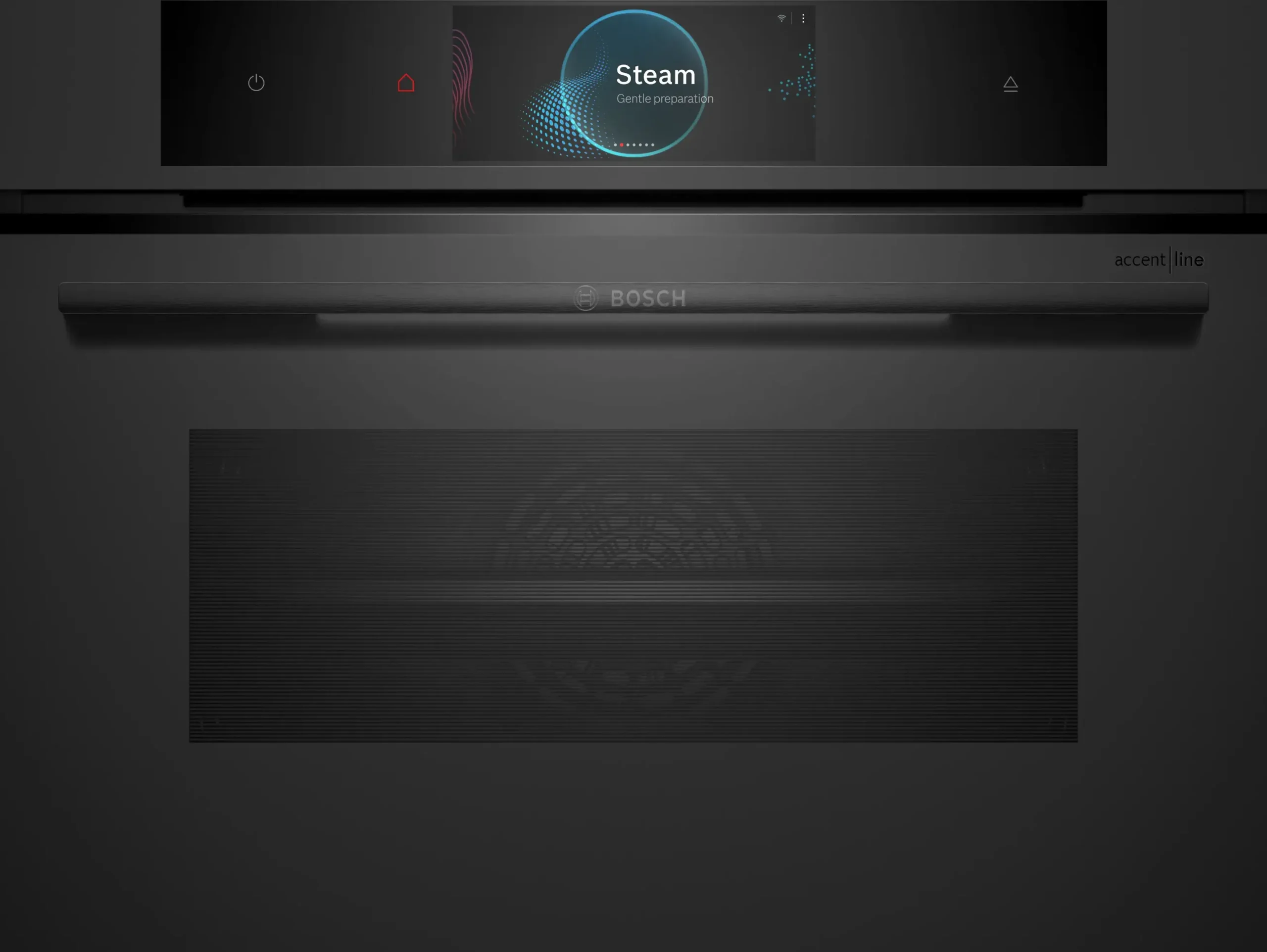 Serie 8 Compacte bakoven met volwaardige stoom 60 x 45 cm Mat zwart
