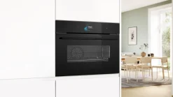 Serie 8 Compacte bakoven met volwaardige stoom 60 x 45 cm Zwart
