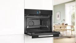 Serie 8 Compacte bakoven met volwaardige stoom 60 x 45 cm Zwart