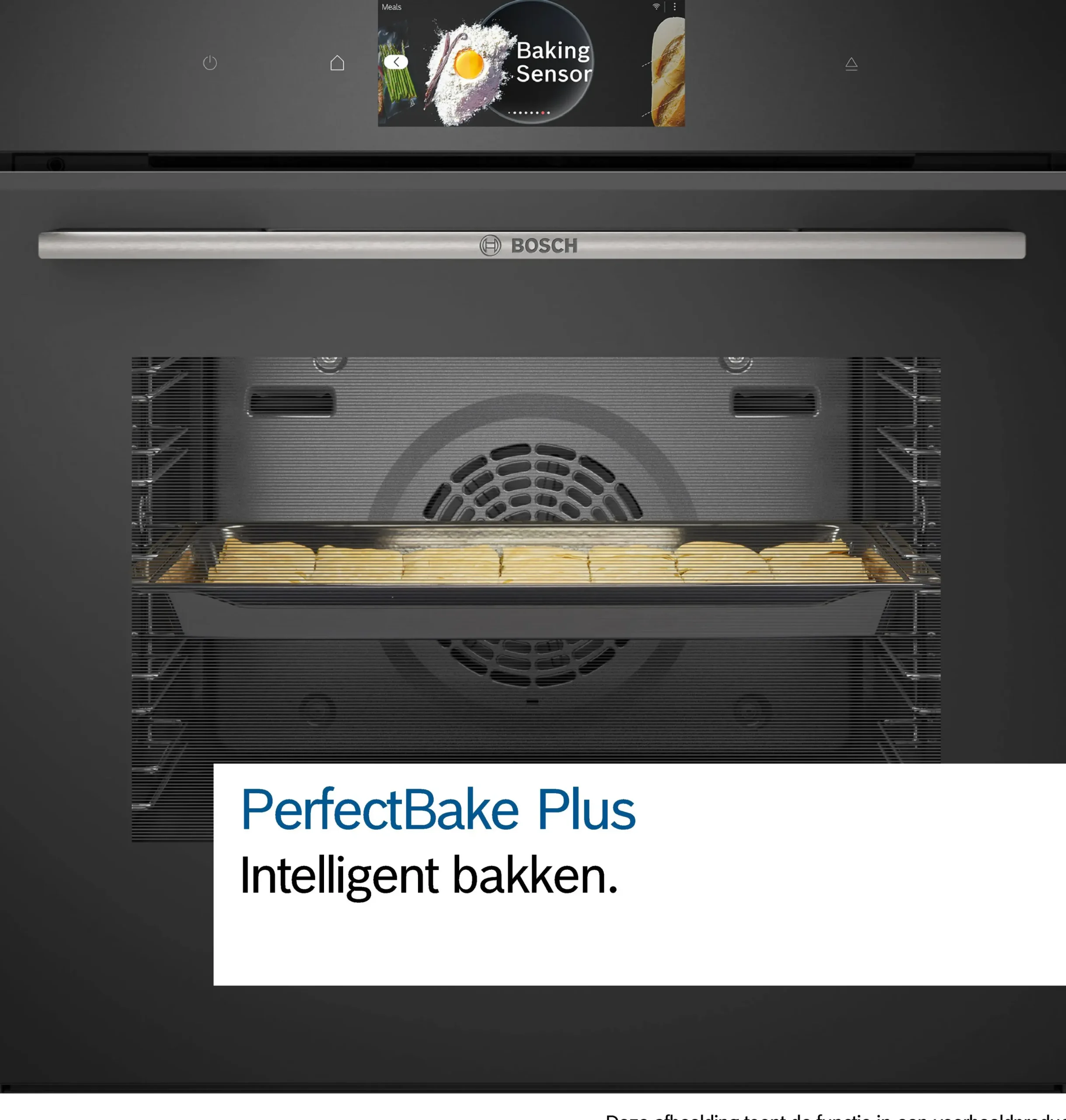 Serie 8 Compacte bakoven met volwaardige stoom 60 x 45 cm Zwart