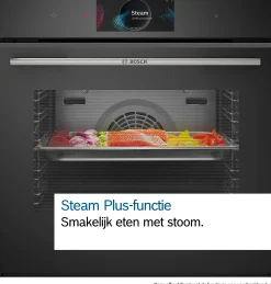 Serie 8 Compacte bakoven met volwaardige stoom 60 x 45 cm Zwart