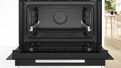Serie 8 Compacte bakoven met volwaardige stoom 60 x 45 cm Mat zwart
