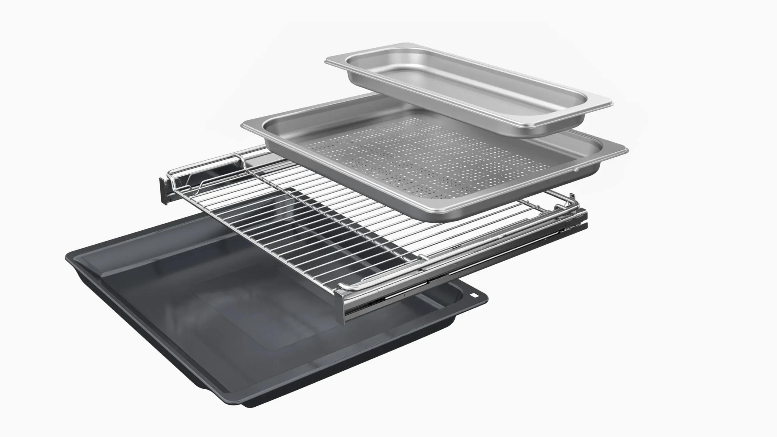 Serie 8 Compacte bakoven met volwaardige stoom 60 x 45 cm Mat zwart