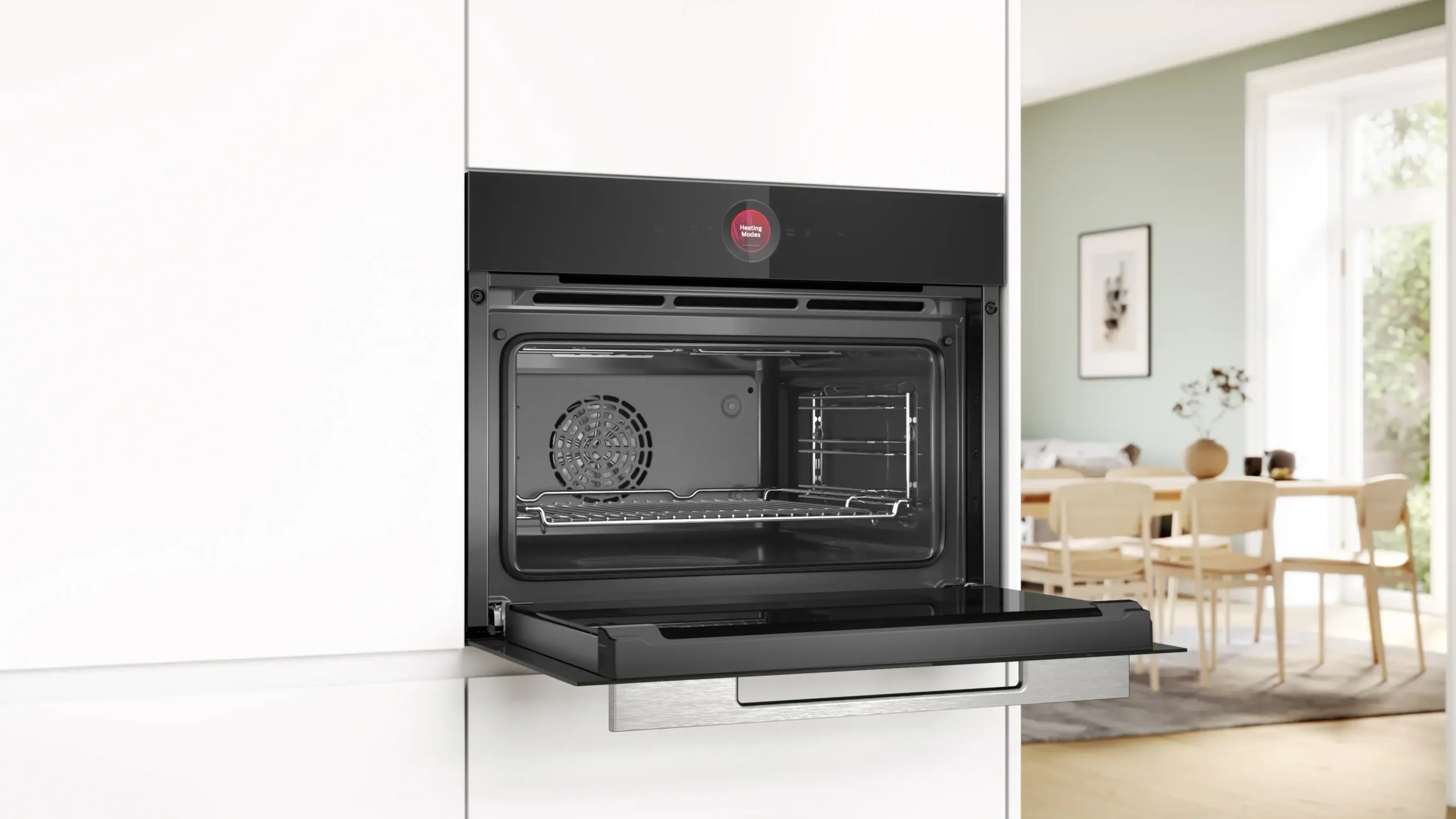 Serie 8 Compacte bakoven 60 x 45 cm Zwart