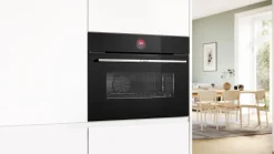 Serie 8 Compacte bakoven 60 x 45 cm Zwart