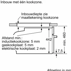Serie 8 Compacte bakoven 60 x 45 cm Zwart