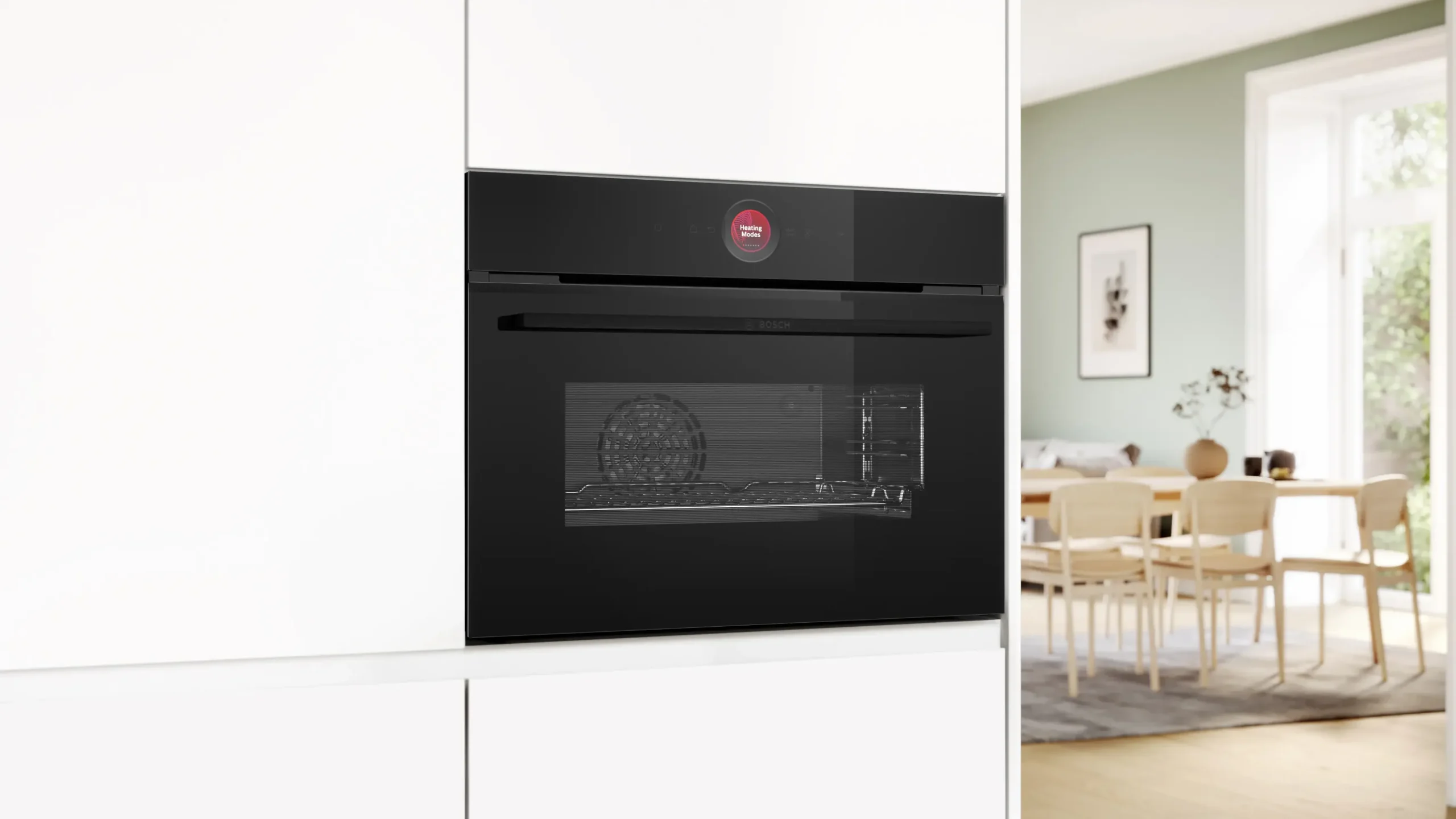 Serie 8 Compacte bakoven 60 x 45 cm Zwart