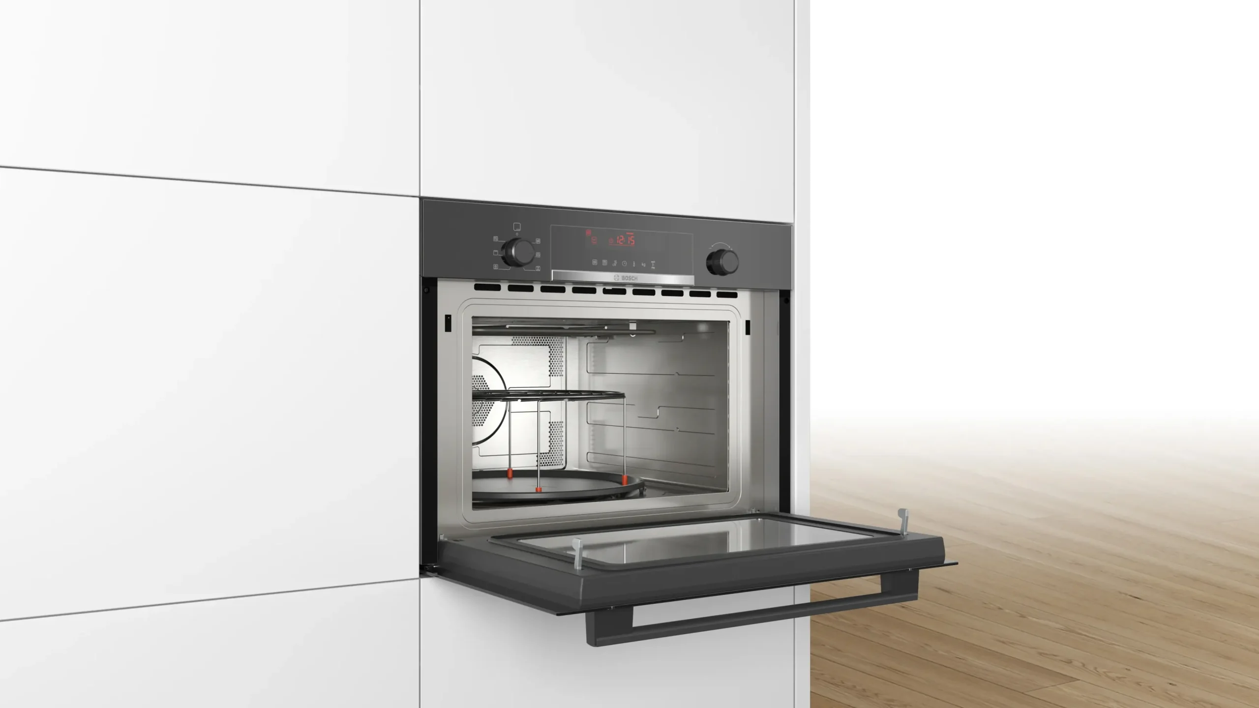 Serie 4 Compacte magnetron met hetelucht Zwart
