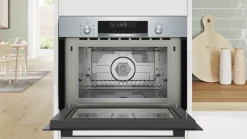 Serie 6 Compacte magnetron met hetelucht RVS
