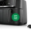 Serie 4 Double Drawer Air Fryer Zwart
