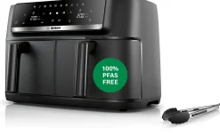 Serie 4 Double Drawer Air Fryer Zwart