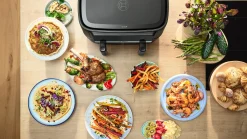 Serie 4 Double Drawer Air Fryer Zwart
