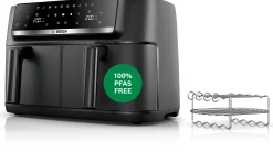 Serie 4 Double Drawer Air Fryer Zwart