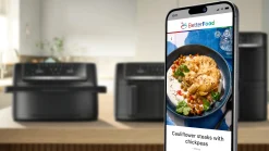 Serie 4 Double Drawer Air Fryer Zwart