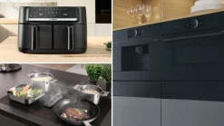 Serie 4 Double Drawer Air Fryer Zwart