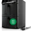 Serie 6 Double Stack Drawer Air Fryer Zwart