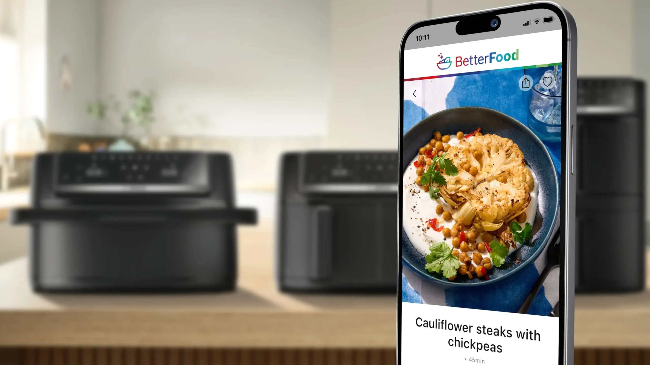 Serie 6 Double Stack Drawer Air Fryer Zwart