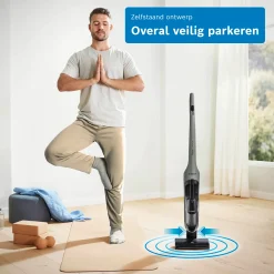 Serie 4 Draadloze steelstofzuiger Flexxo 28 Vmax Grijs
