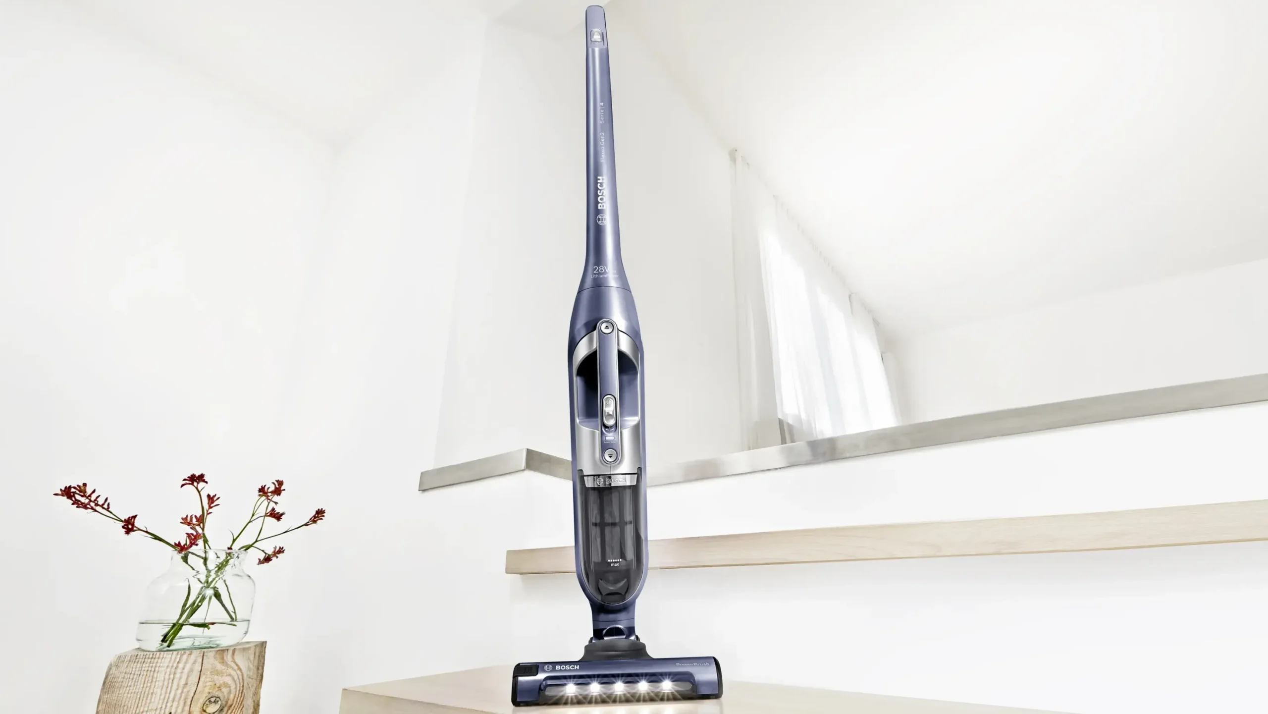 Serie 4 Draadloze steelstofzuiger Flexxo Gen2 28Vmax Blauw