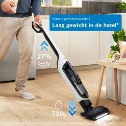 Serie 4 Draadloze steelstofzuiger Flexxo 28 Vmax Wit