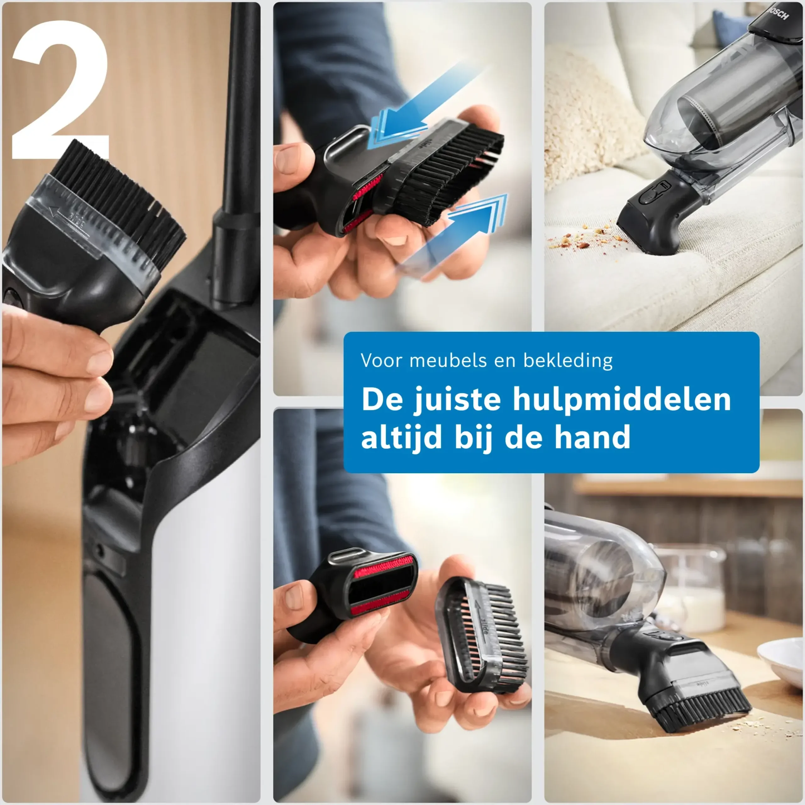Serie 4 Draadloze steelstofzuiger Flexxo 28 Vmax Wit