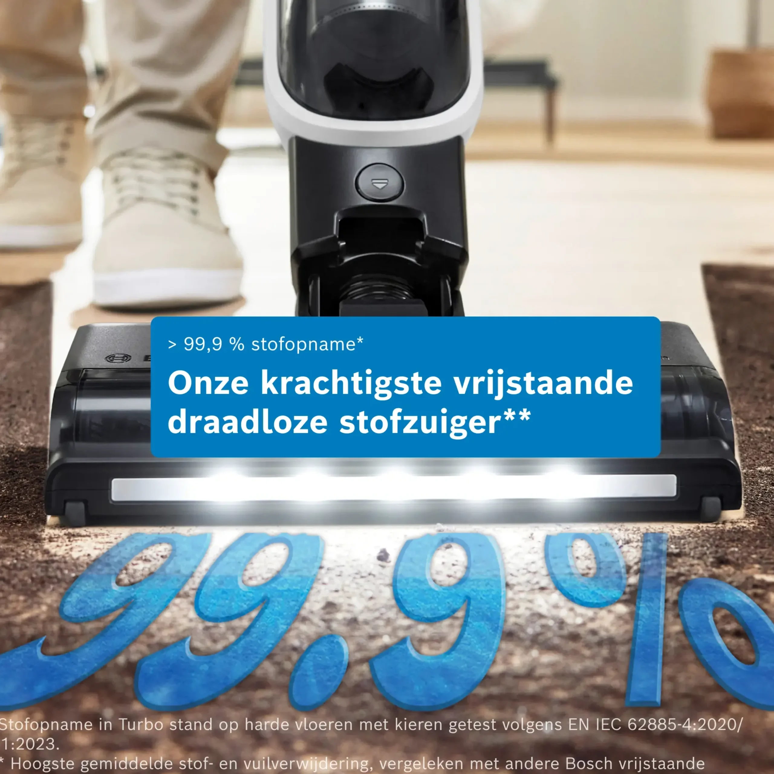 Serie 4 Draadloze steelstofzuiger Flexxo 28 Vmax Wit