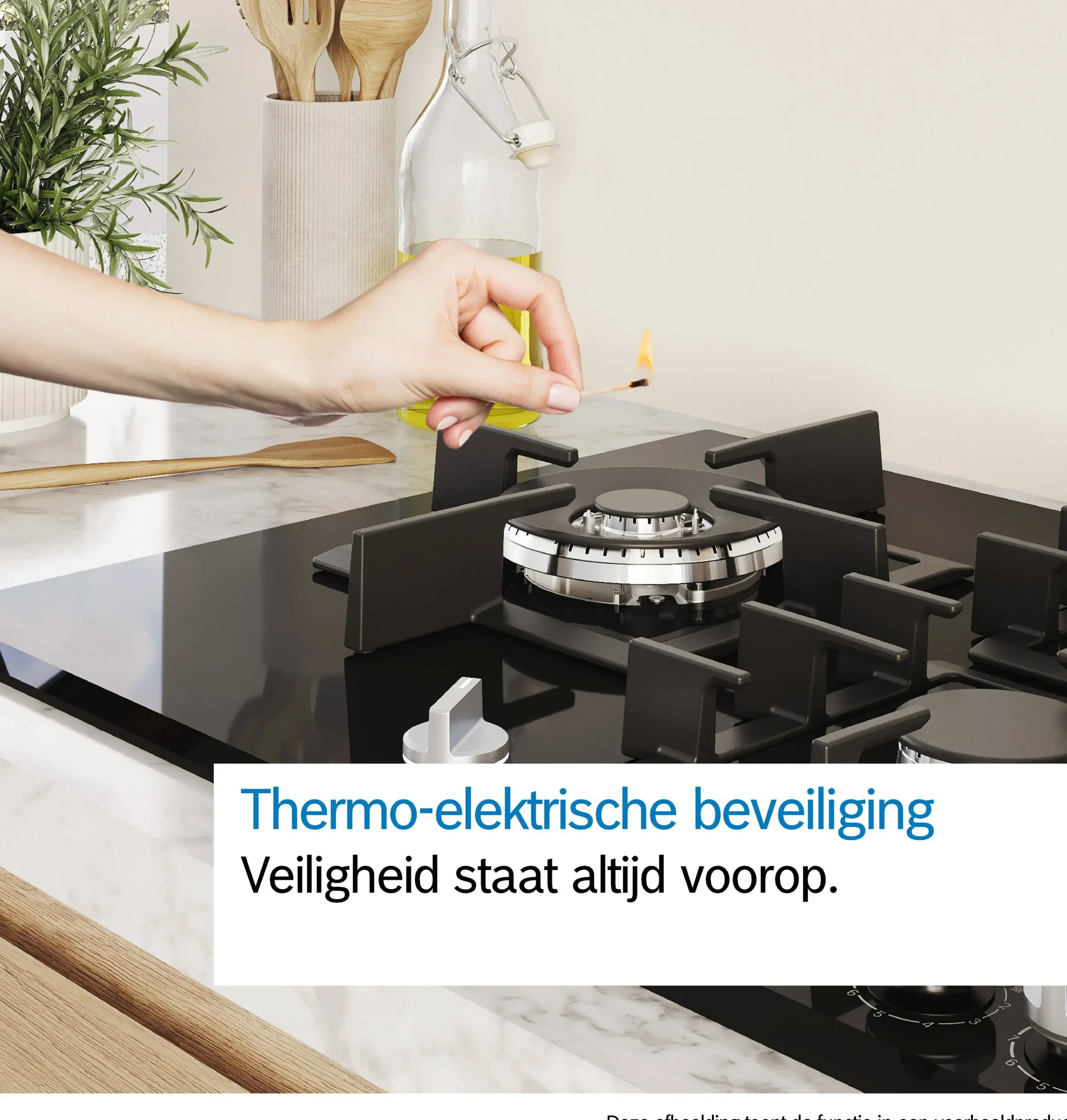 Serie 2 Gaskookplaat Inox