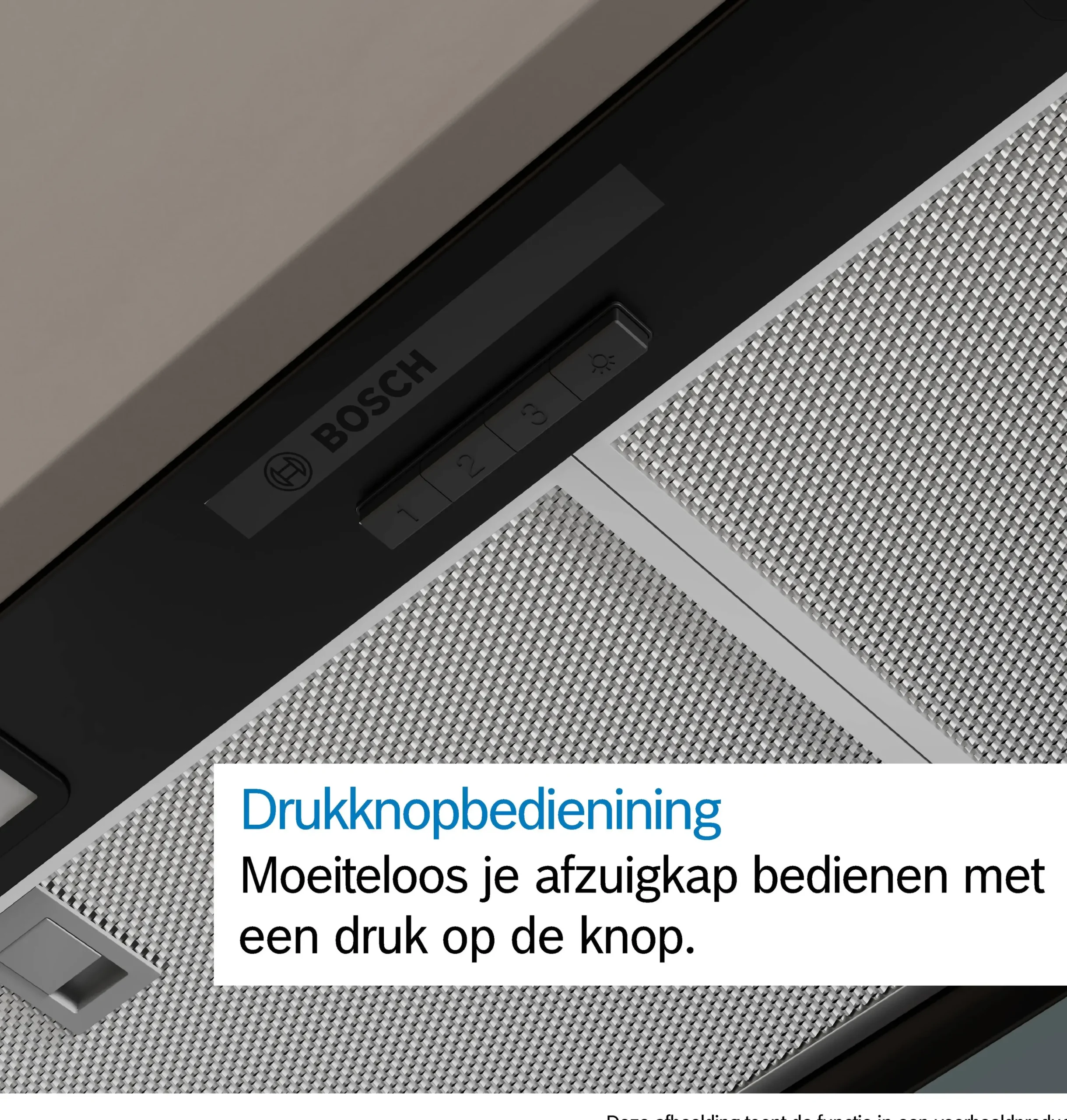 Serie 2 Geïntegreerde blokdesign schouwkap 60 cm Matzwart